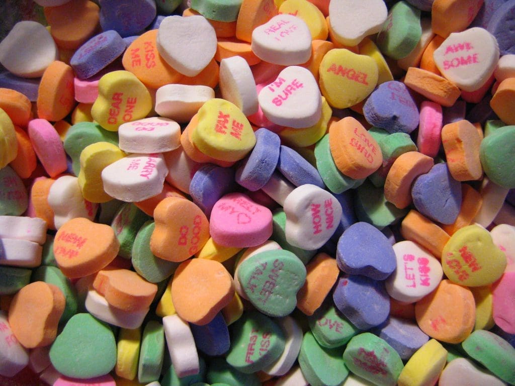 valentines day candy hearts sayings