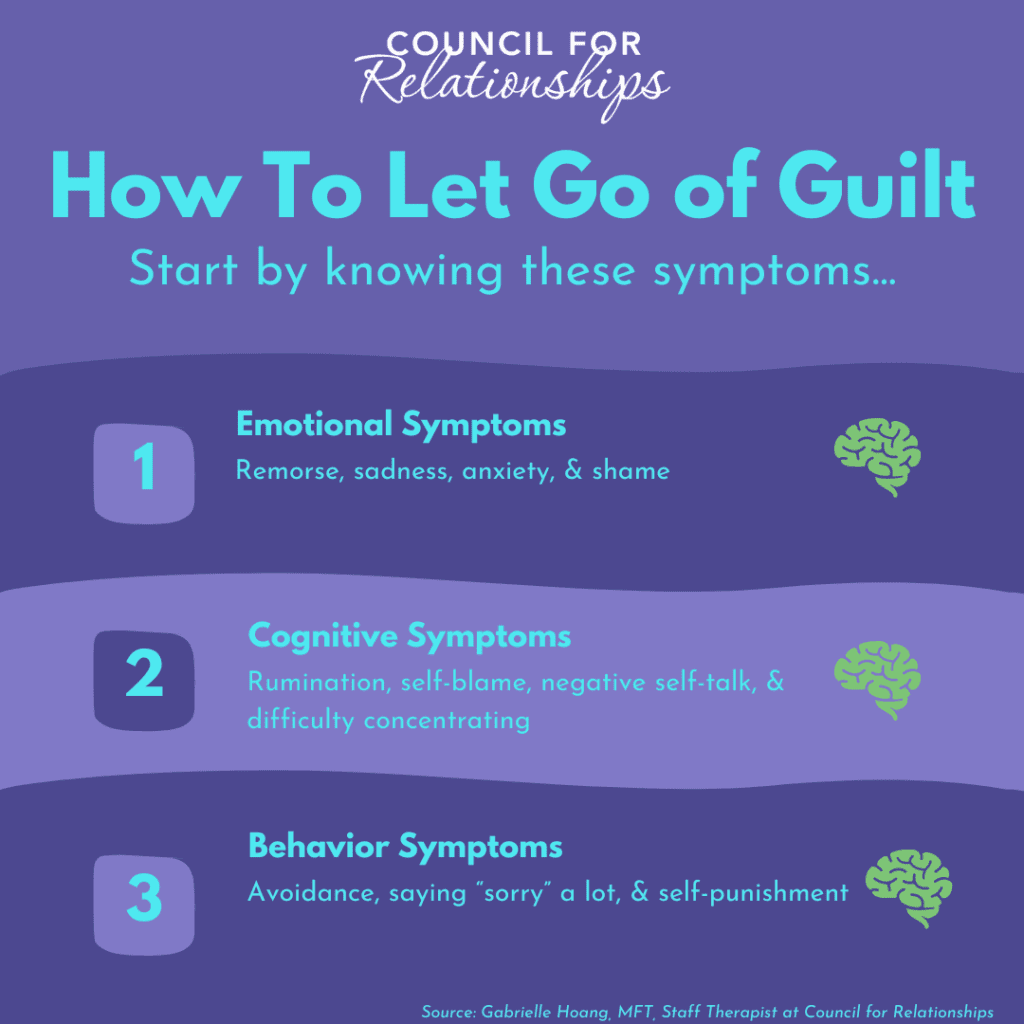 how to let go of guilt after hurting someone reddit