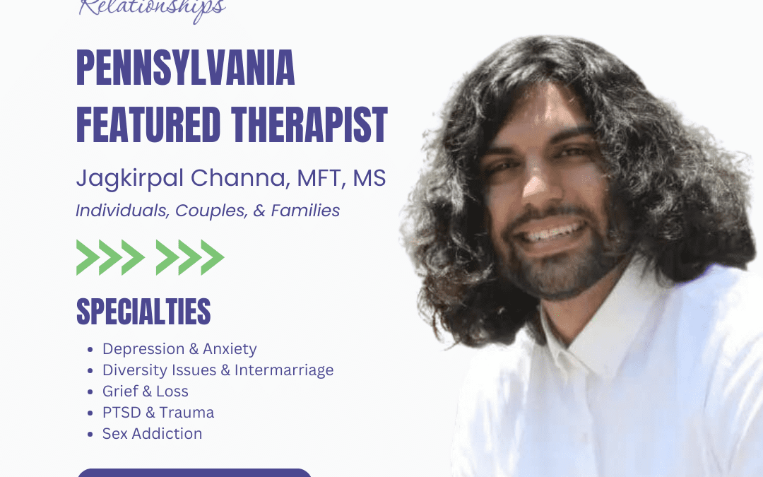 Pennsylvania Therapist Accepting New Clients: Jagkirpal Channa