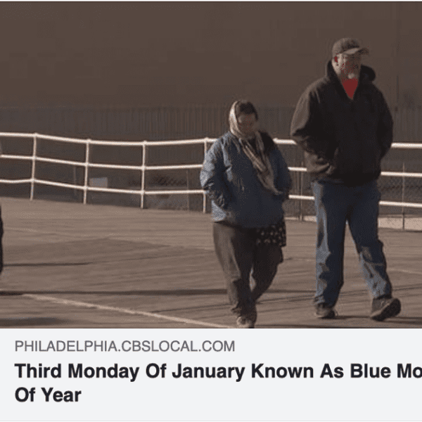 Dr. George James, Chief Innovation Officer, featured on CBS Philly: Third Monday of January Known as Blue Monday, Saddest Day of Year