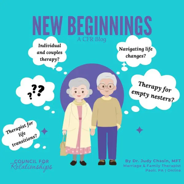 New Beginnings with a Therapist for Life Transitions